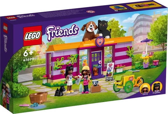 Kocke, kavarna za posvojitev domačih živali 41699, Lego Friends