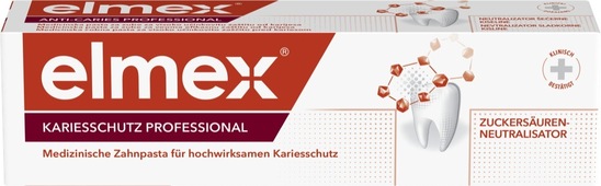 Zobna pasta proti kariesu Professional, Elmex, 75 ml