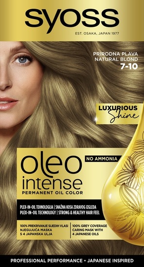 Barva za lase Color Oleo, 7-10 naravno blond, Syoss