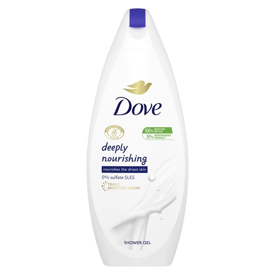 Gel za prhanje Deeply Nourishing, Dove, 250 ml