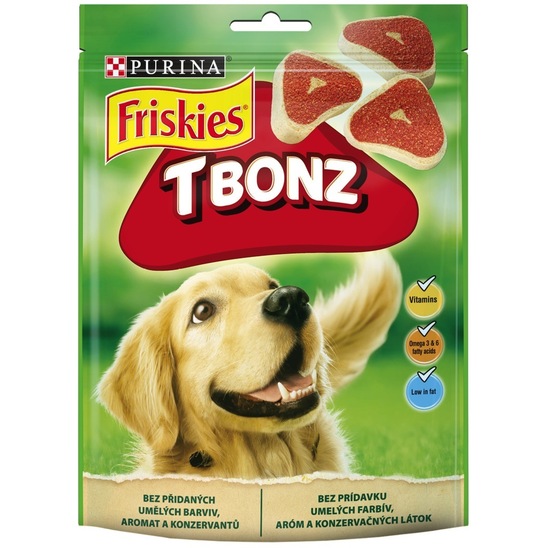 Prigrizek za pse Fiskies T-Bonz kotlet, Purina, 150 g