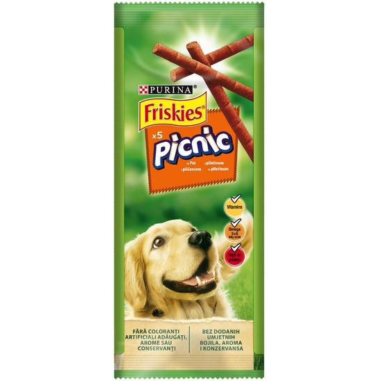 Prigrizek za pse Friskies Picnic s piščancem, Purina, 42 g