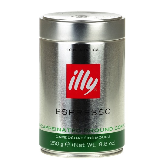 Mleta kava Espresso brez kofeina, Illy, 250 g