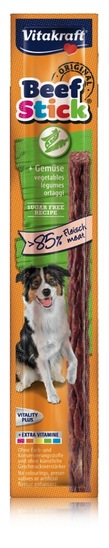 Prigrizek za pse Beef Stick z zelenjavo, Vitakraft, 12 g
