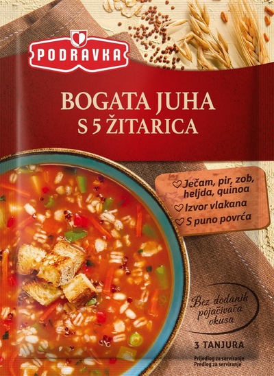 Bogata juha 5 žit, Podravka, 80 g