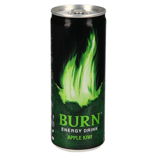 Energijski napitek, Apple Kiwi, Burn, 0,25 l