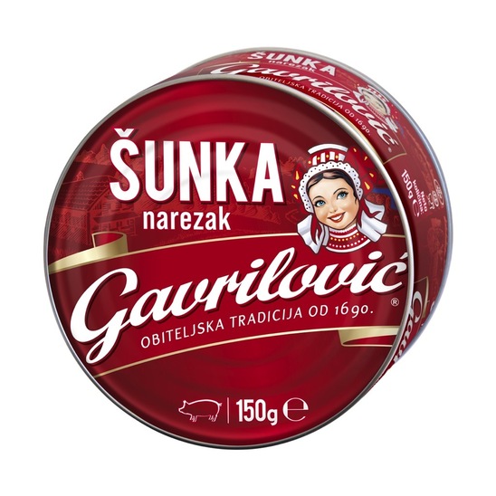 Mesni narezek šunka, Gavrilović, 150 g