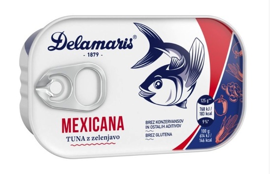 Tuna Mexicana, Delamaris, 125 g