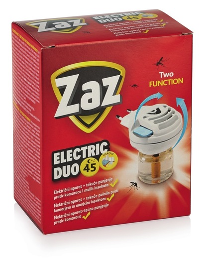 Insekticid Zaz Electric Duo za 45 noči, 35ml, komplet