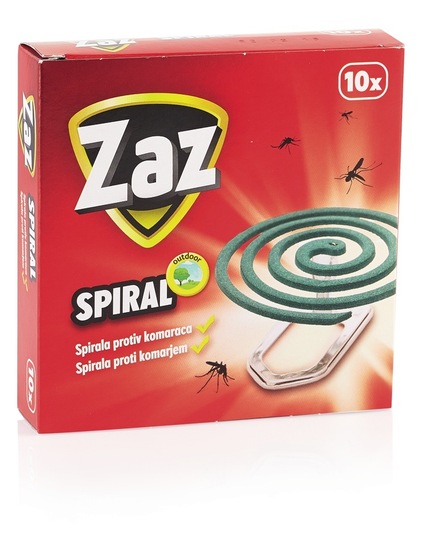 Spirala proti komarjem, Zaz, 10/1