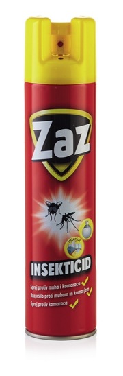 Sprej proti muham in komarjem, Zaz, 400 ml