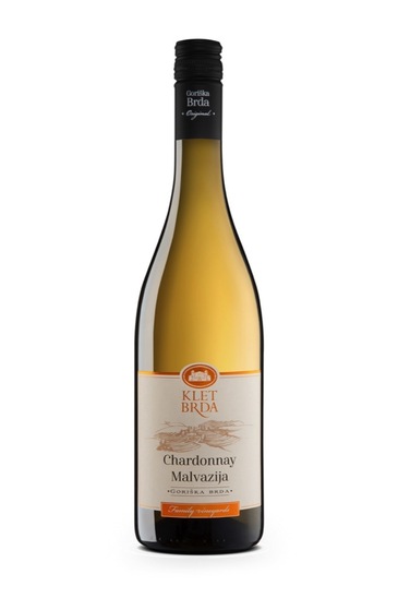 Chardonnay Malvazija, belo vino, Klet Brda, 0,75 l