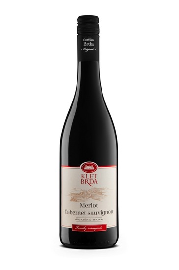 Merlot Cabernet Sauvignon, vrhunsko rdeče vino, Klet Brda, 0,75