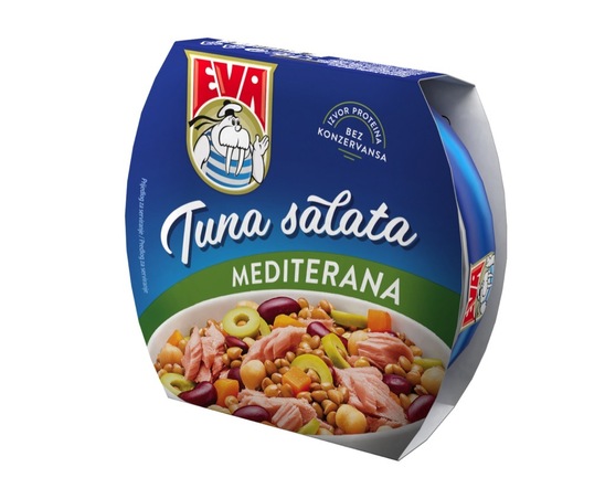 Tuna solata Mediterana, Eva, 160 g