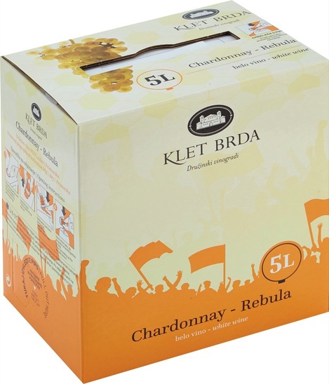 Belo vino, Chardonnay in Rebula, Goriška Brda, 5 l