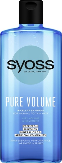 Šampon Pure Volume, Syoss, 440 ml