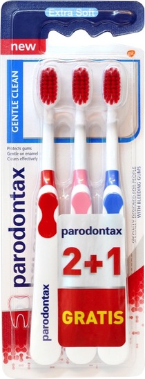 Zobna ščetka Parodontax Gentle Clean, Extra Soft, 3/1