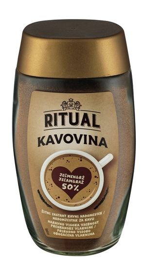 Kavovina, žitni instant kavni nadomestek, Ritual, 100 g