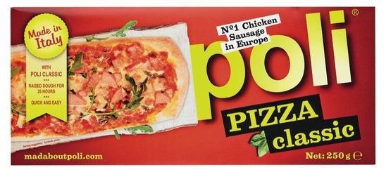 Pizza Classic, Poli, zamrznjeno, 250 g