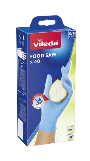 Rokavice, Food Safe, Vileda, S/M, 40/1