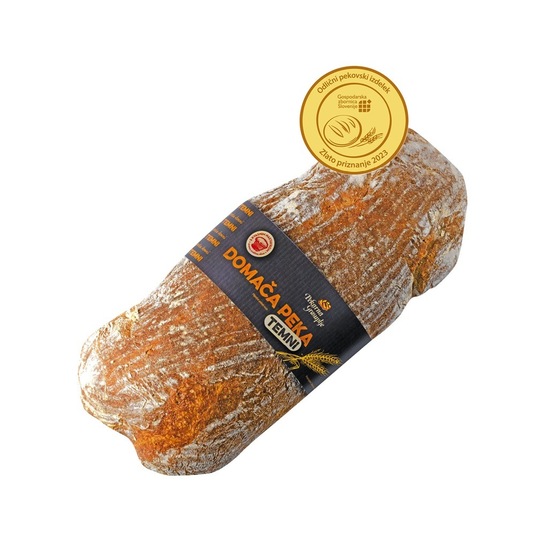 Polbela štruca kruha, domača peka, Pekarna Grosuplje, 800 g