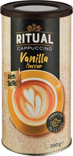 Cappuccino instant, vanilija, Ritual, 200 g