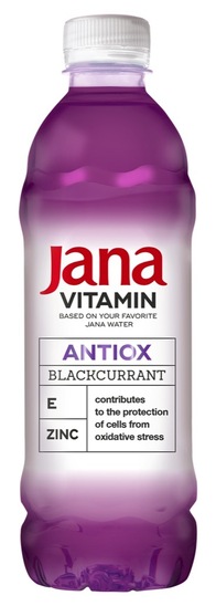 Negazirana voda z vitamini, Antiox, Jana, 0,5 l