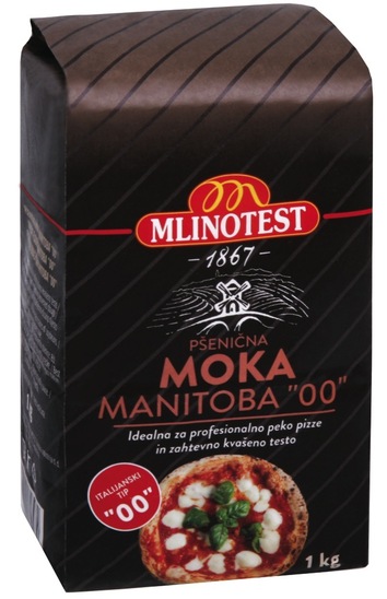 Pšenična moka Manitoba, tip 00, Mlinotest, 1 kg