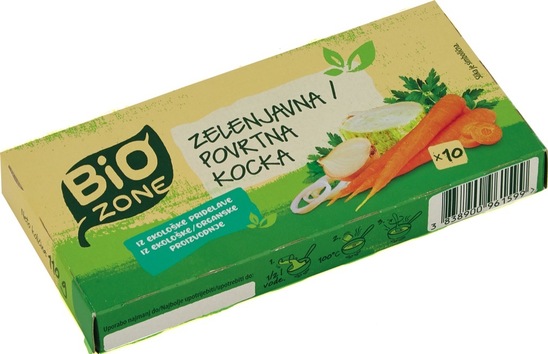 Bio jušna zelenjavna kocka, Bio Zone, 110 g