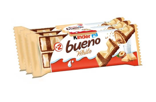 Čokolada Kinder Bueno White, Kinder, 3 x 39 g