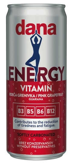 Negazirana voda, Energy, Dana, 0,33 l