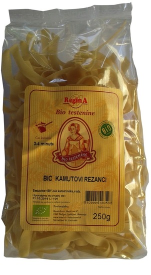 Bio kamutovi rezanci, Regina, 250 g