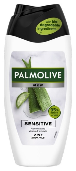 Moški gel za prhanje Sensitive, Palmolive Men, 250 ml