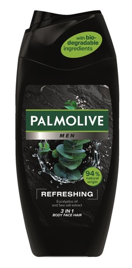 Moški gel za prhanje Refreshing, Palmolive Men, 250 ml