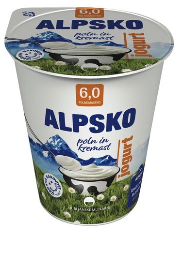 Čvrsti jogurt, Alpsko, 6 % m.m. 180 g