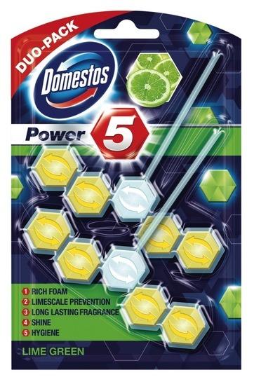 WC osvežilec Power 5 Lime Duopack, Domestos