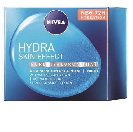 Nočni kremni gel, Hydra Skin Effect, Nivea, 50 ml