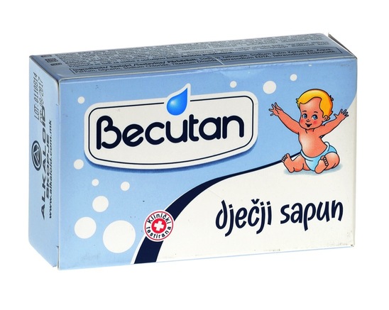Otroško toaletno milo Becutan, 90 g