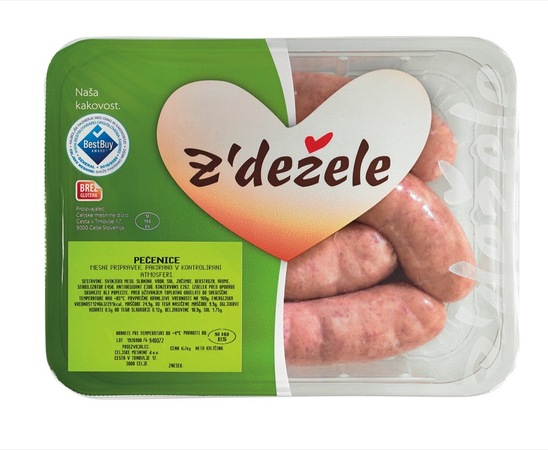 Pečenica, Z'dežele, 480 g