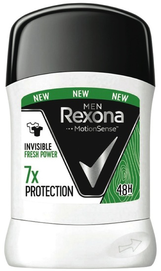 Deodorant Men, Invisible Fresh Power stick, Rexona, 50 ml