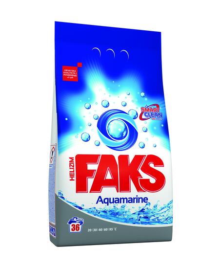 Detergent za pranje perila Aquamarine, Faks, 36 pranj, 2,34 kg