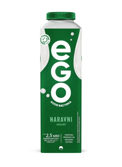 Jogurt, 1,3 % m.m., Ego, 500 g