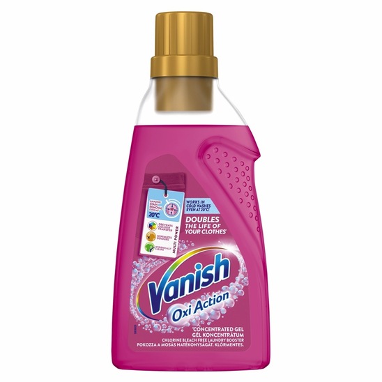 Detergent za odstranjevanje madežev Oxi pink, Vanish, 750 ml