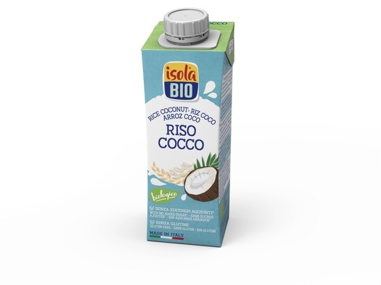 Bio rižev napitek s kokosom, Isola Bio, 250 ml