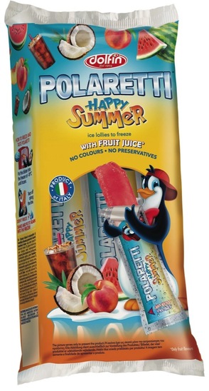 Sadne ledene lizike, Happy Summer, Polaretti, 400 ml