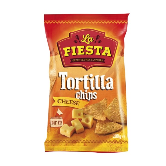 Tortilja čips z nacho sirom, La Fiesta, 200 g