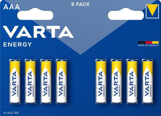 Baterijski vložki Energy, Varta, AAA, 8/1