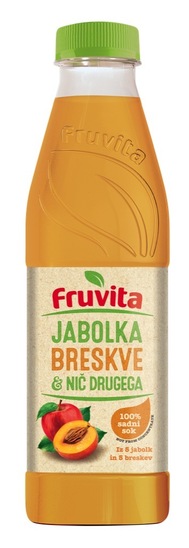 Sok, breskev in jabolko, Fruvita, 0,75 l