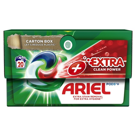Detergent za pranje perila, Ariel kapsule Extra Clean, 20/1