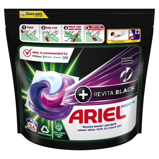 Detergent za pranje perila, Ariel kapsule Black, 36/1